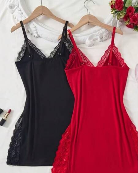 Sexy V-Neck Dress With Bow Detail